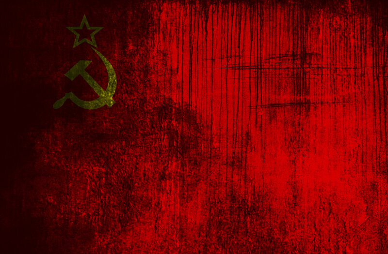 Grungy Soviet Flag