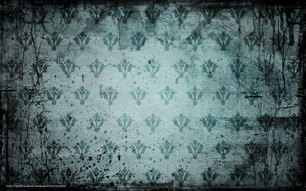 grungy teal wallpaper pattern