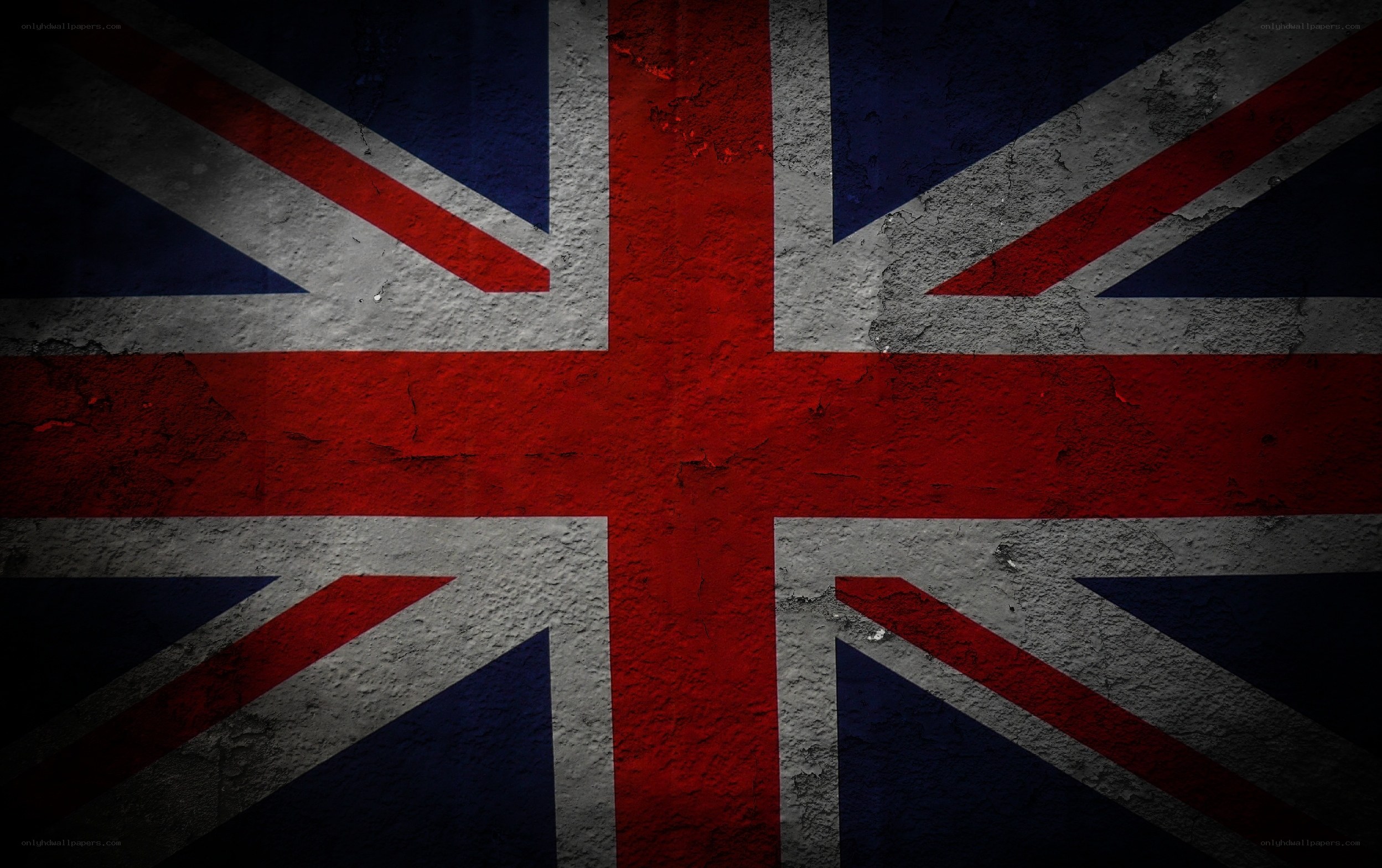 grungy union jack flag