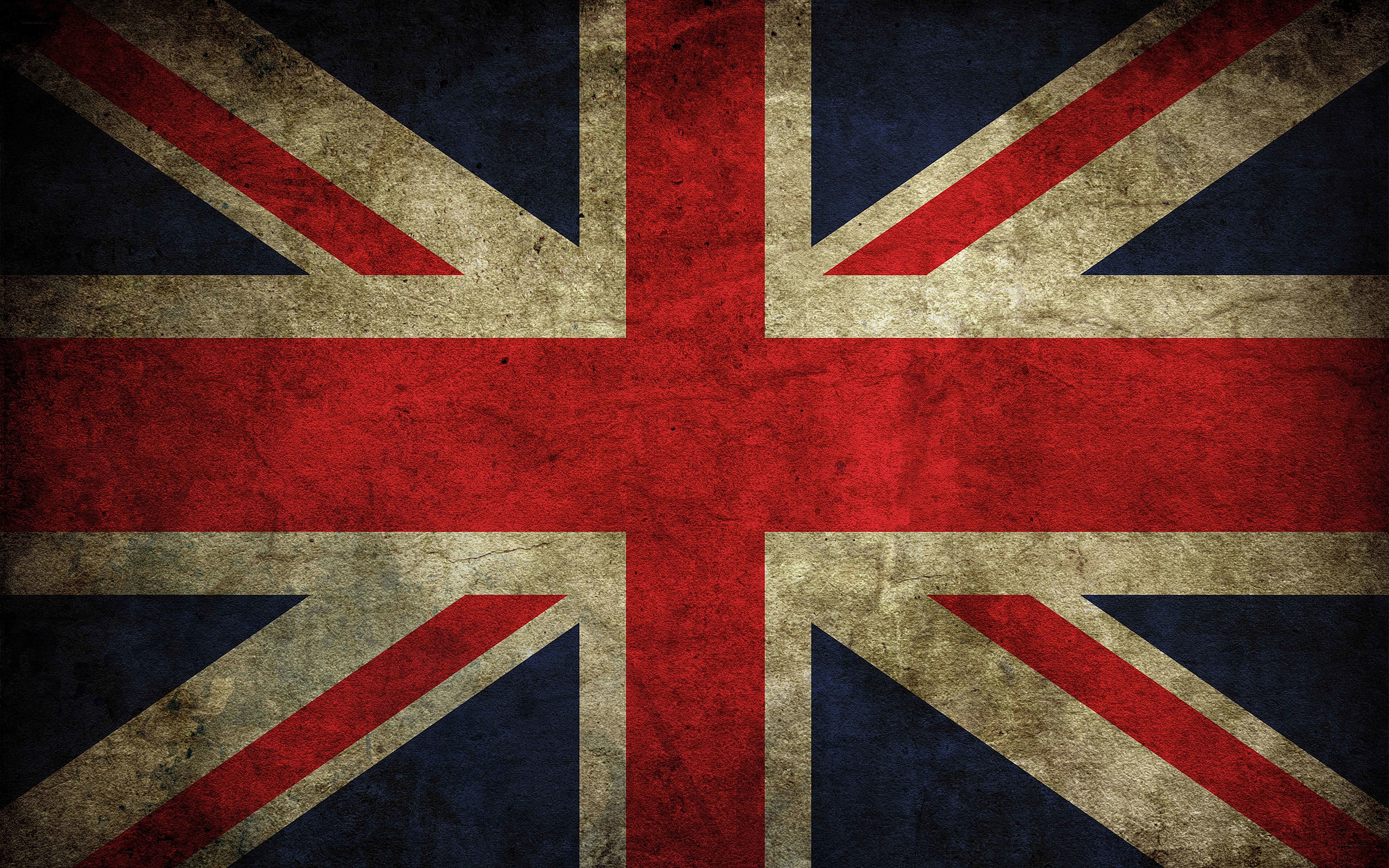 grungy union jack flag