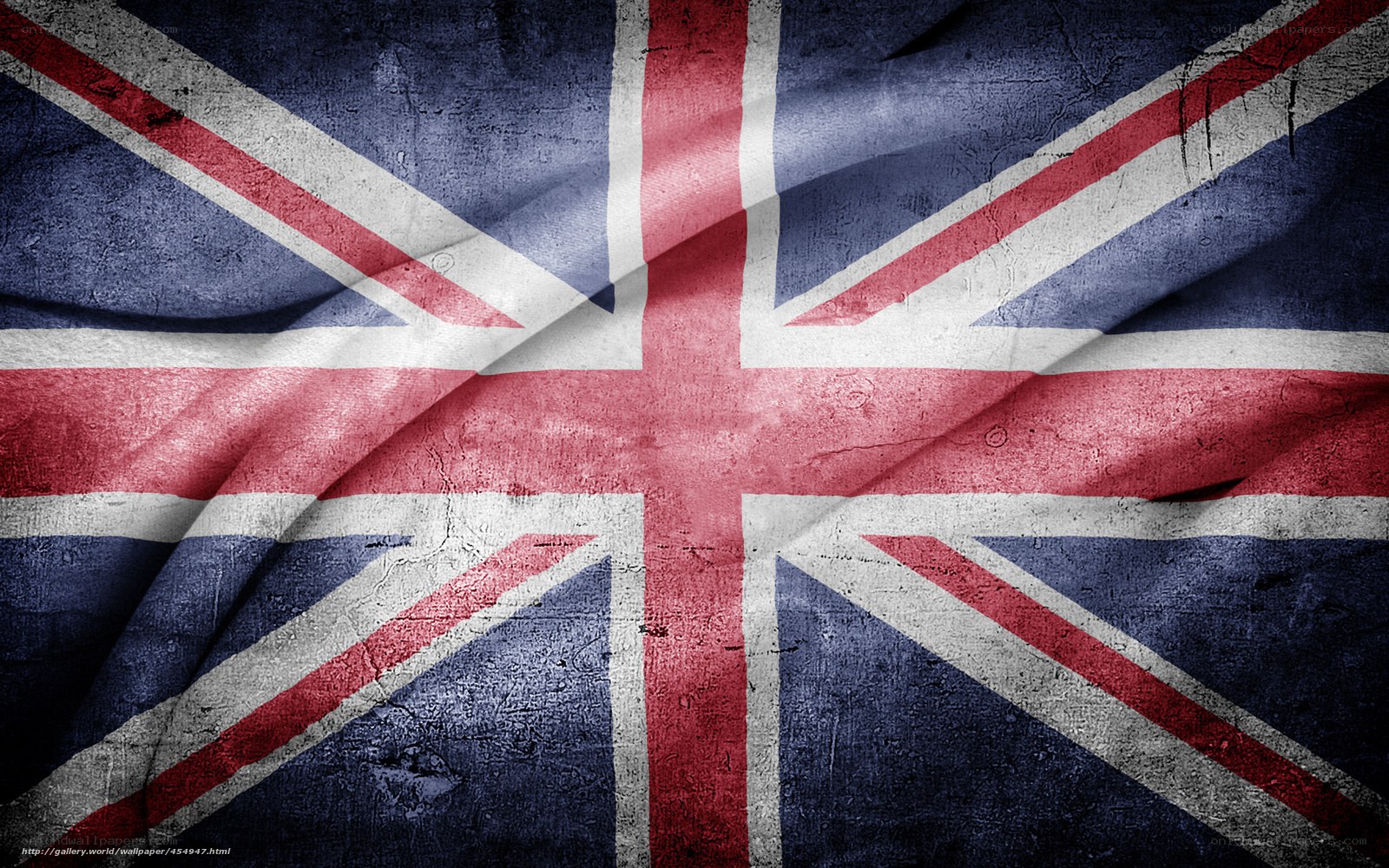 grungy union jack flag