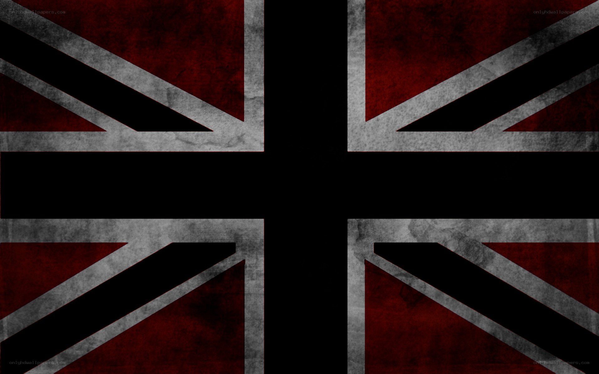 grungy union jack flag