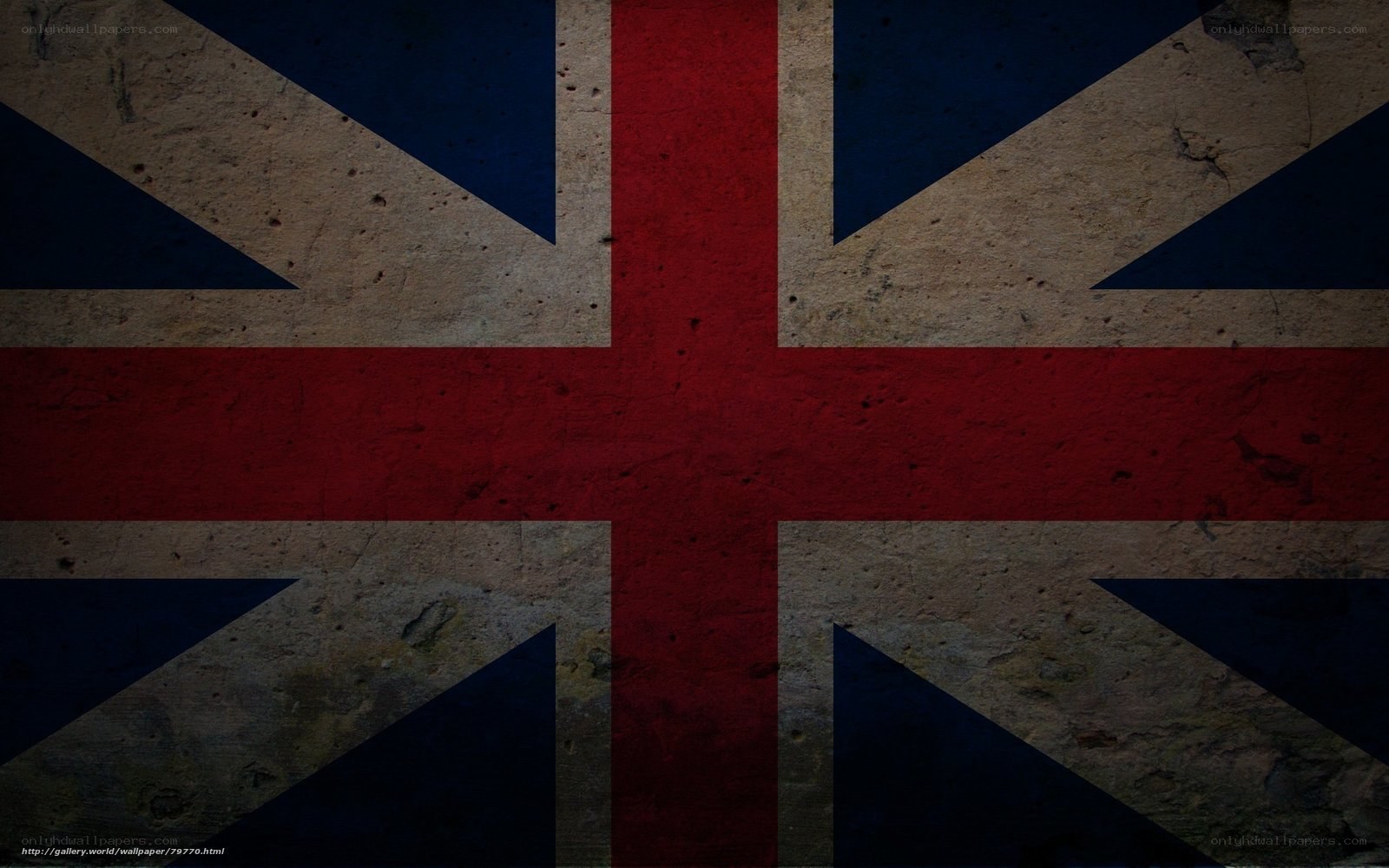grungy union jack flag