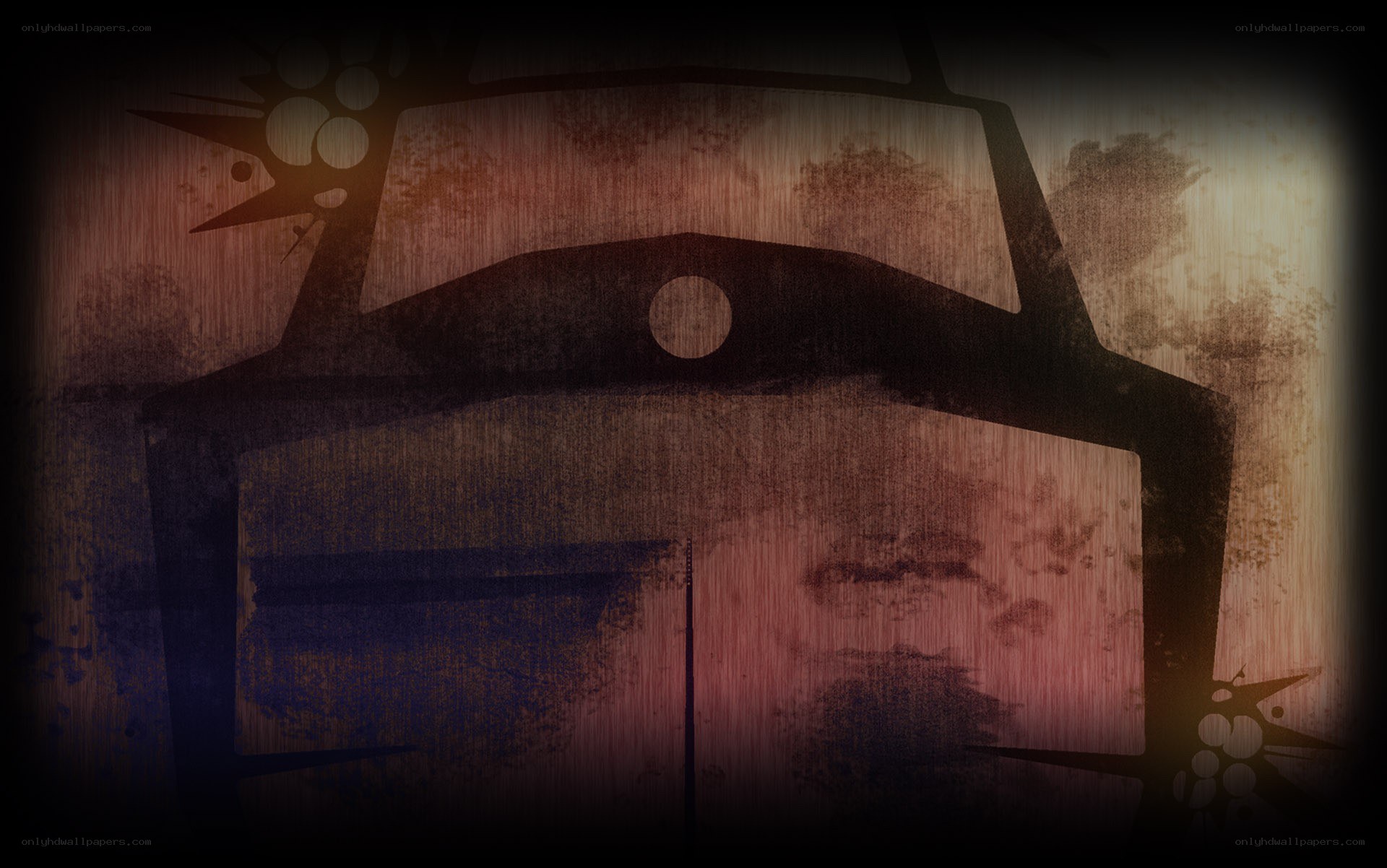 grungy vehicle silhouette