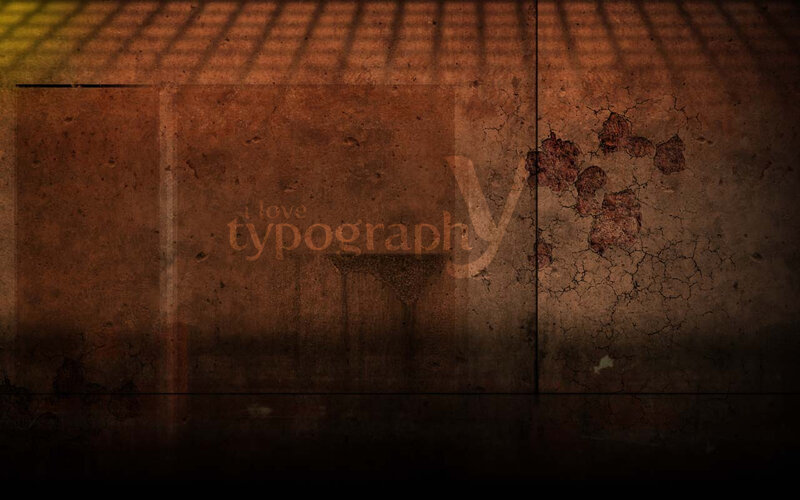 grungy wall with text