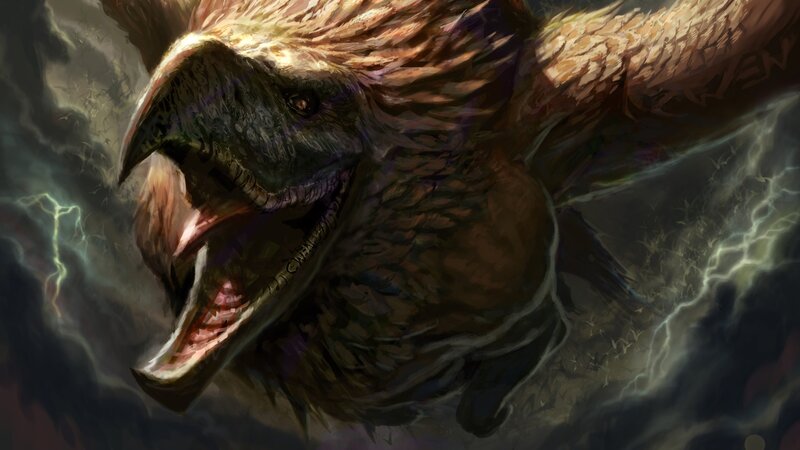 Gryphon in Storm