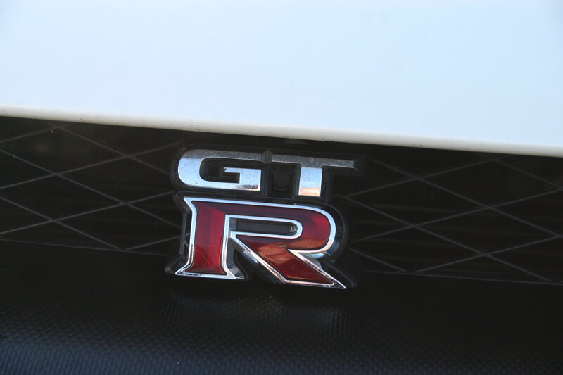 GT-R Emblem on Car — Black