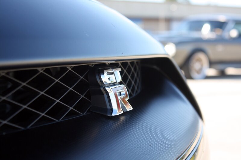 GT-R emblem on car grille