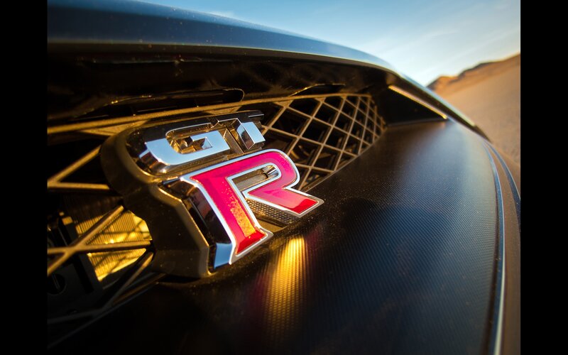 GT-R emblem on car grille
