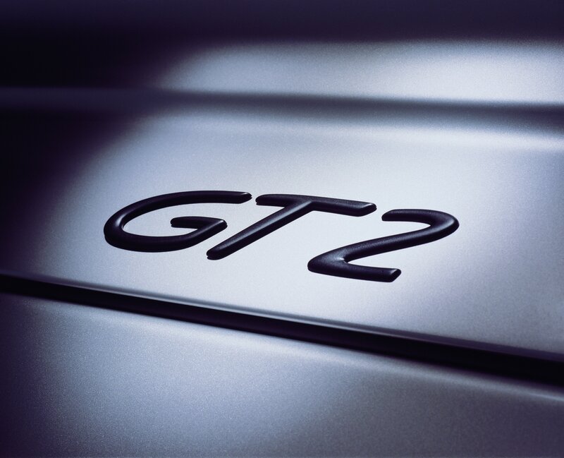 GT2 emblem on car