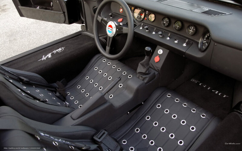 GT40 interior cockpit