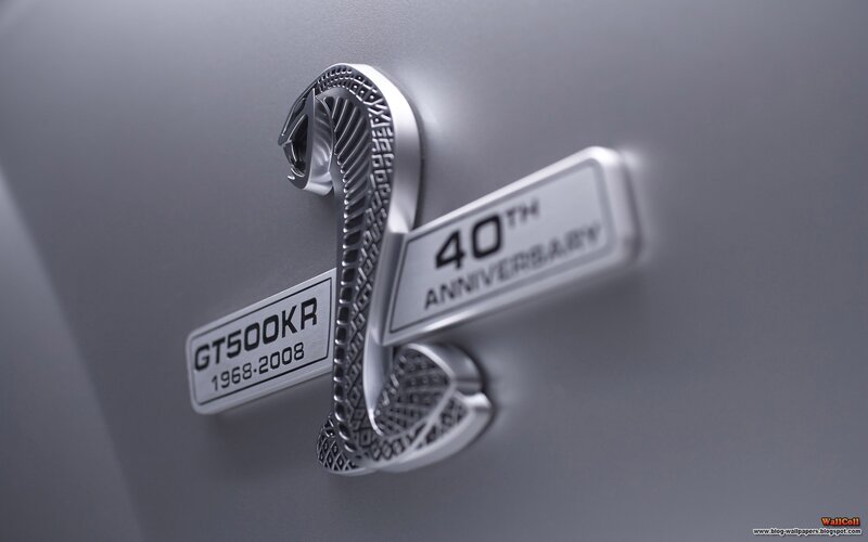 GT500KR 40th Anniversary emblem