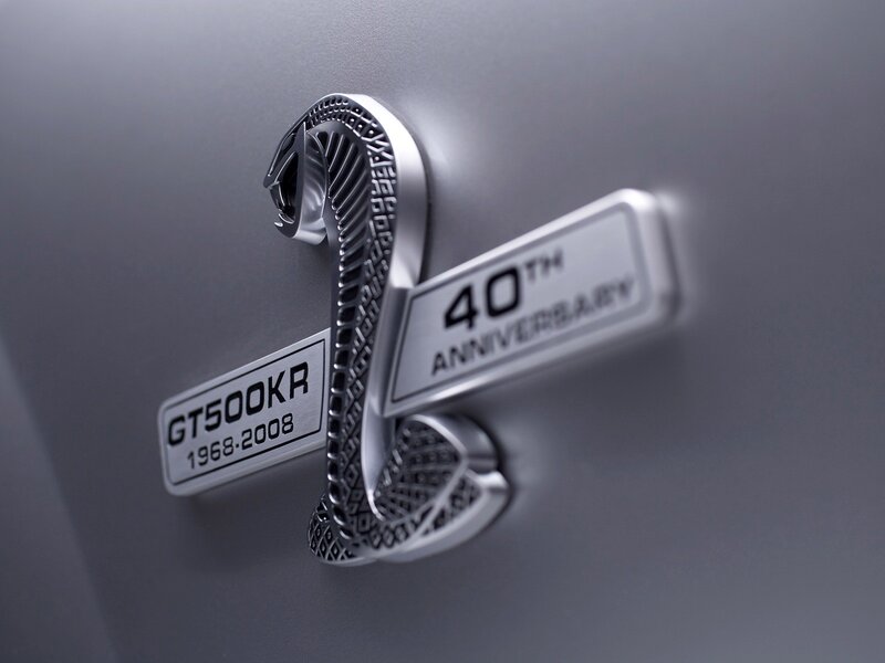 GT500KR 40th Anniversary emblem