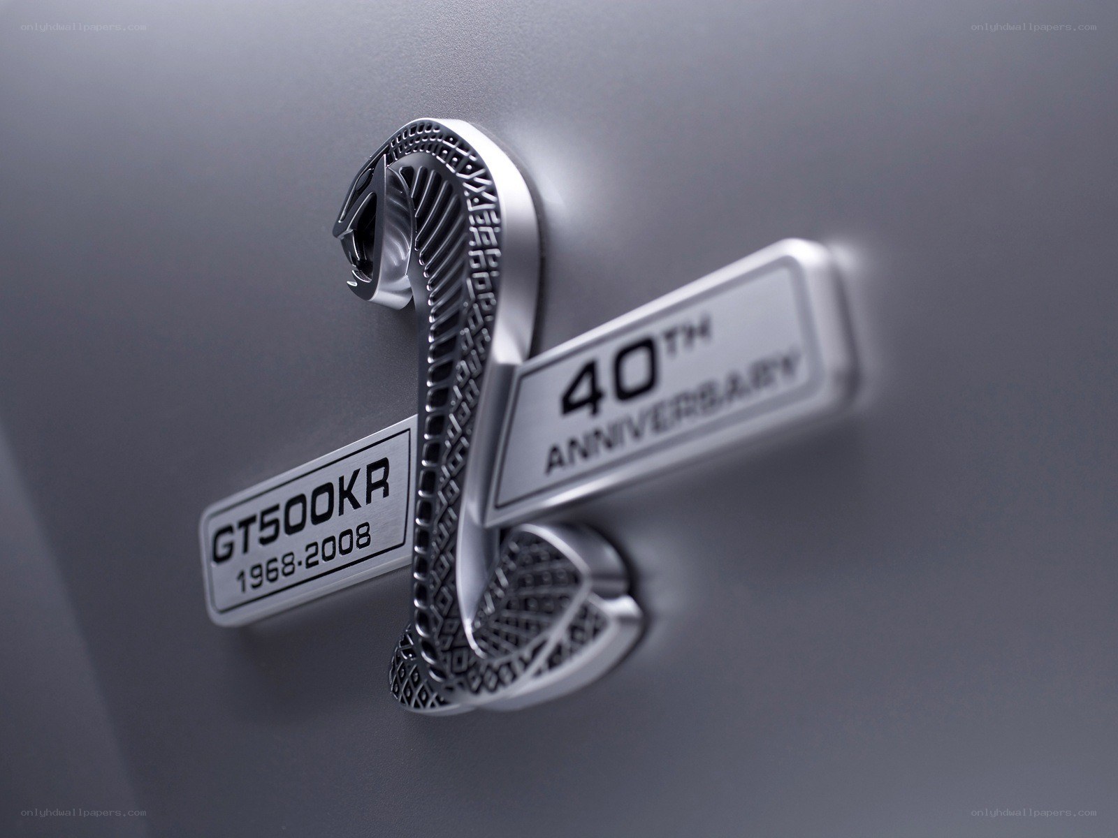 GT500KR 40th Anniversary emblem