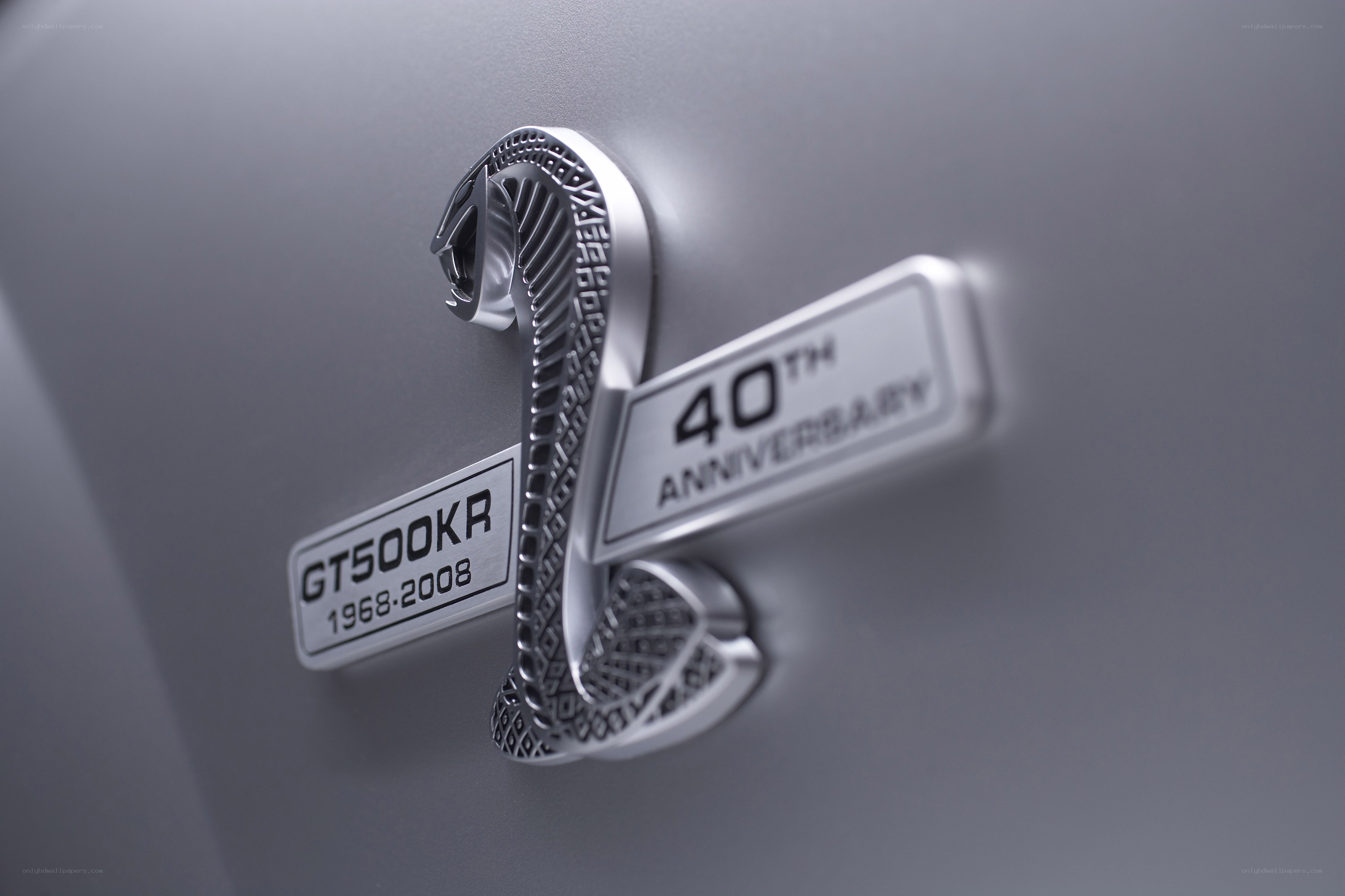 GT500KR 40th Anniversary emblem