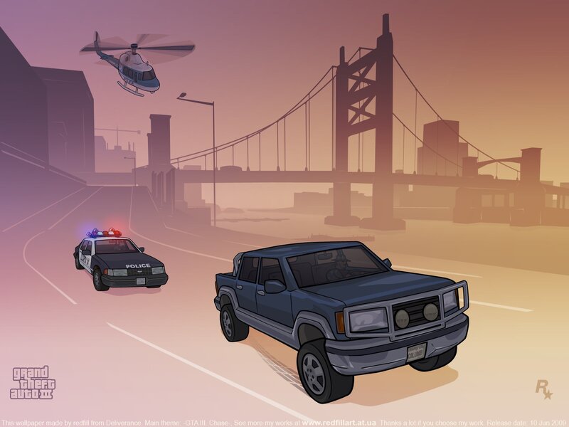 GTA III chase scene