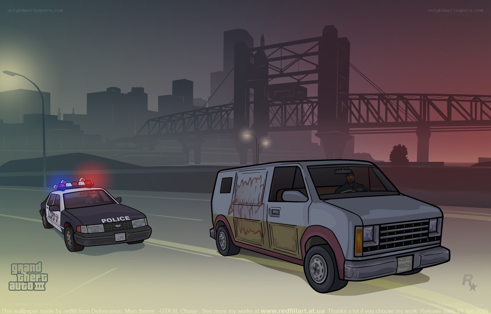 GTA III chase scene