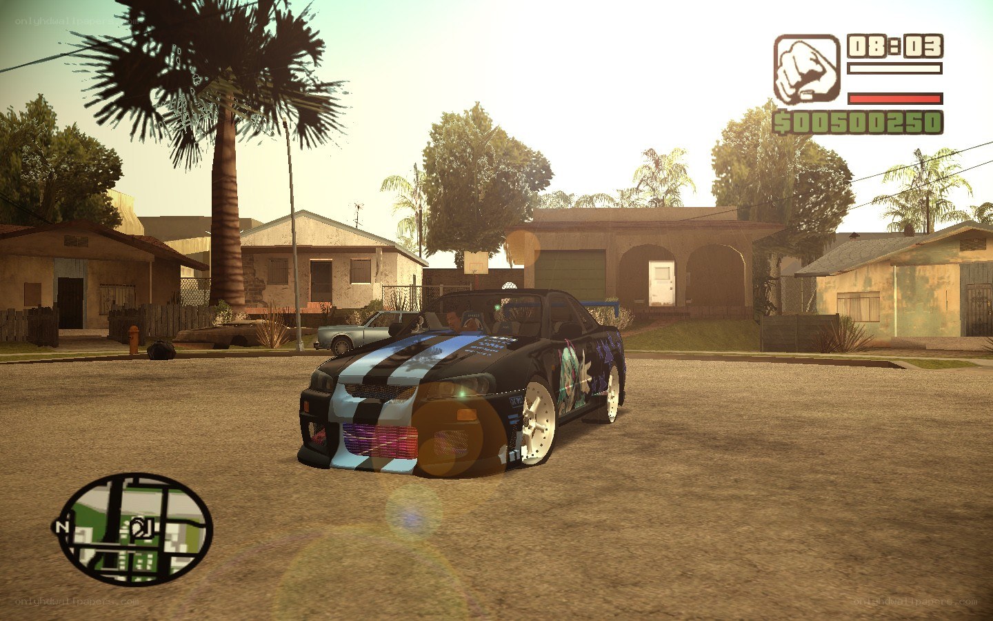GTA San Andreas gameplay scene