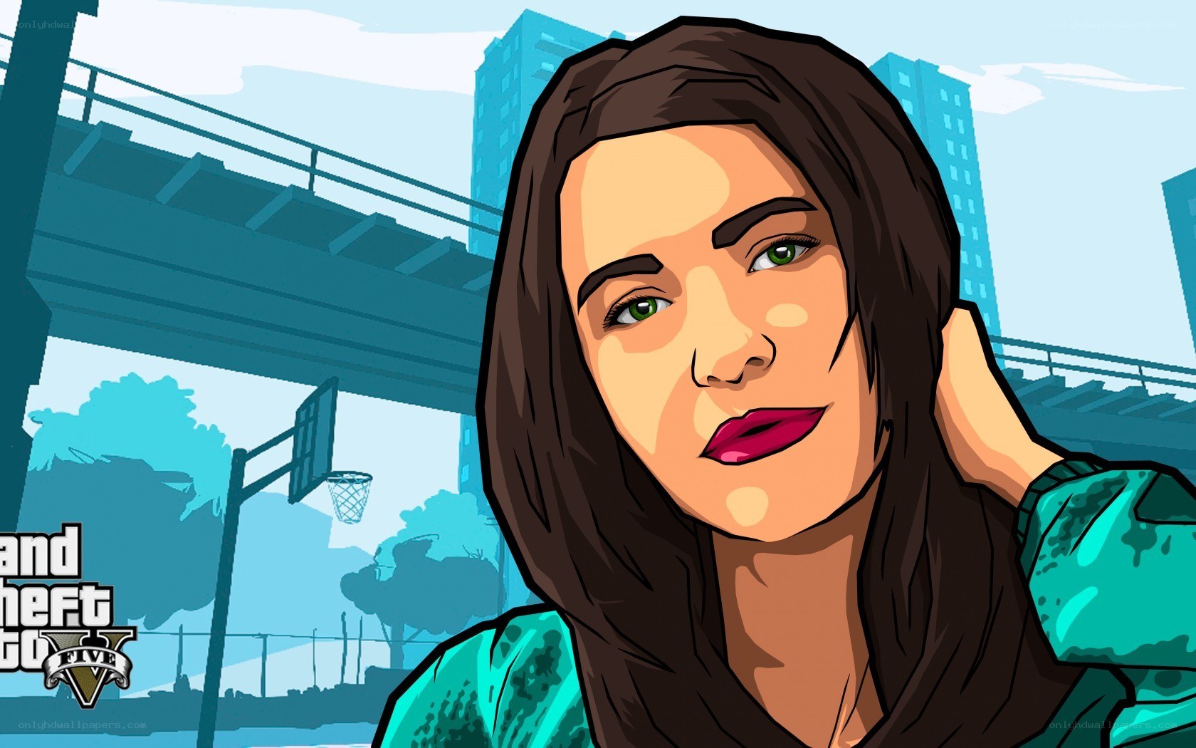 GTA V character portrait