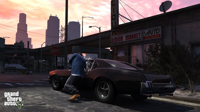 GTA V gameplay scene