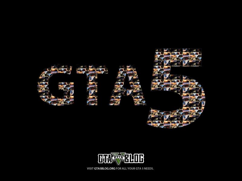 GTA V logo collage