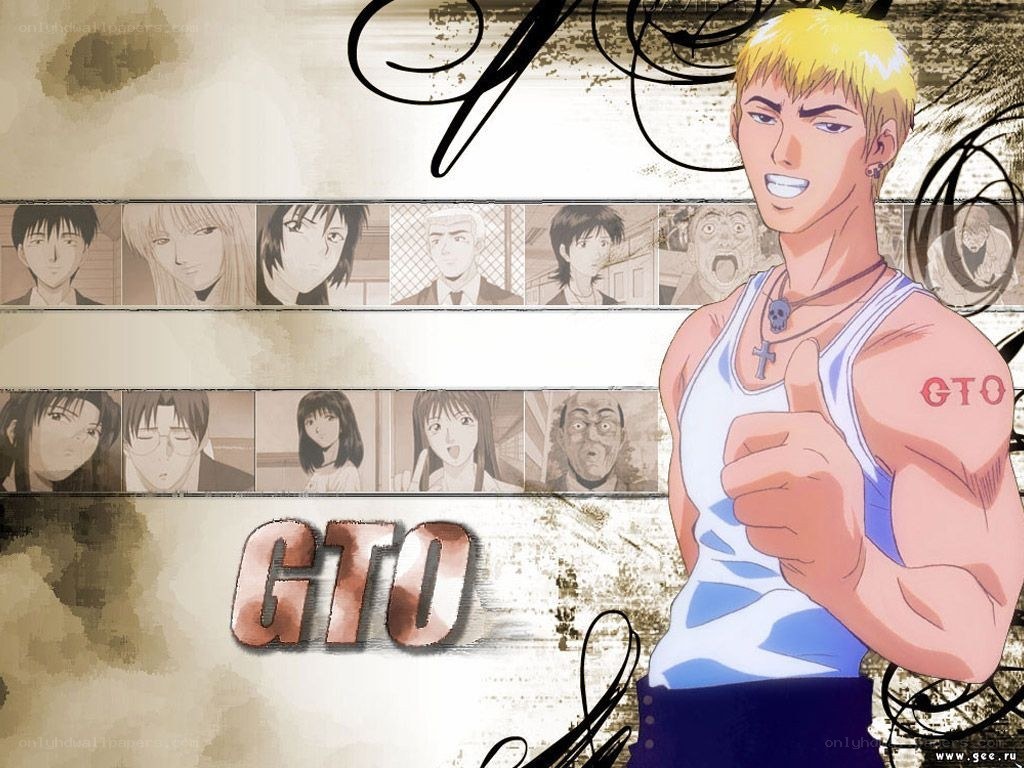 GTO anime character collage