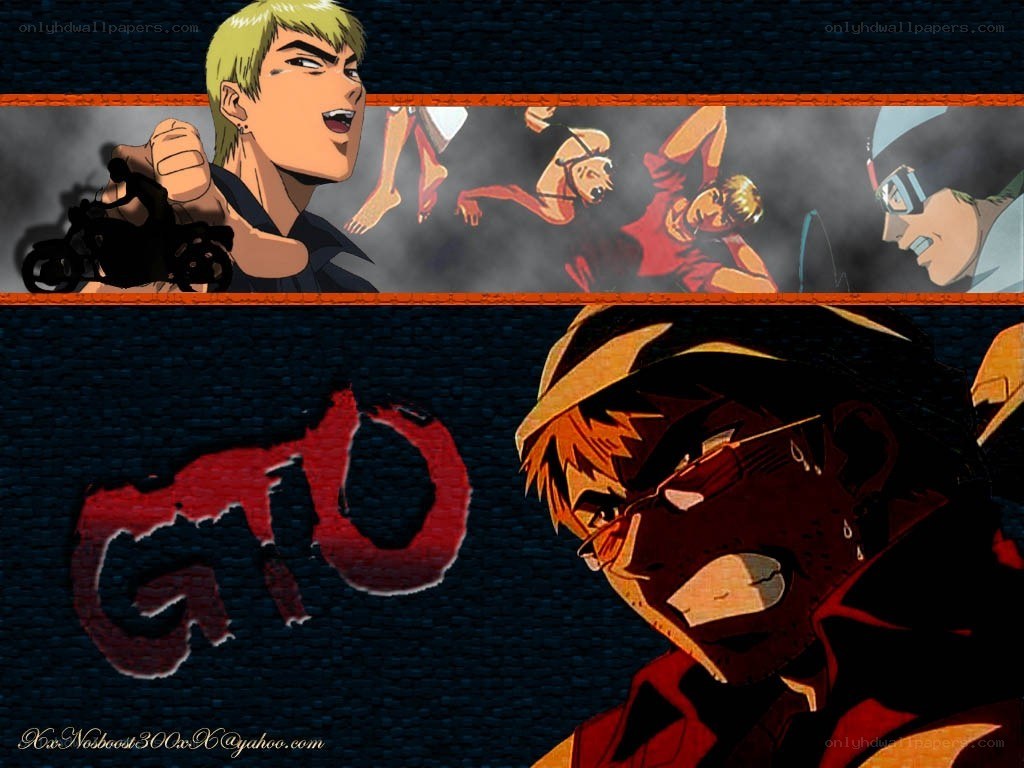 GTO anime character collage