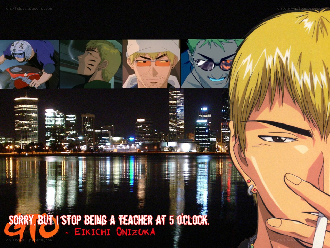 GTO anime character collage
