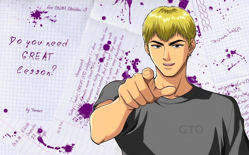 GTO character pointing at viewer