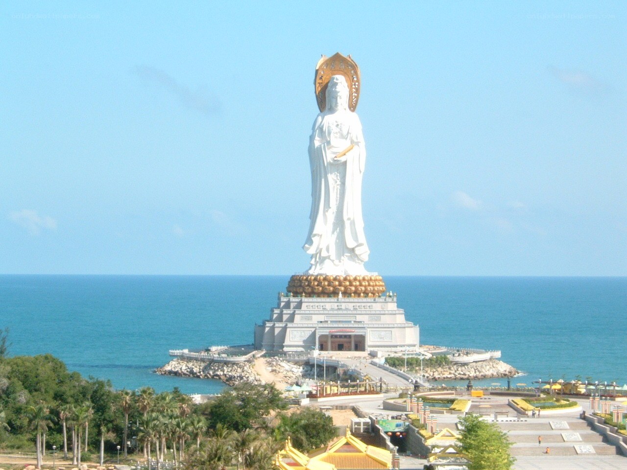 Guan Yin statue in China
