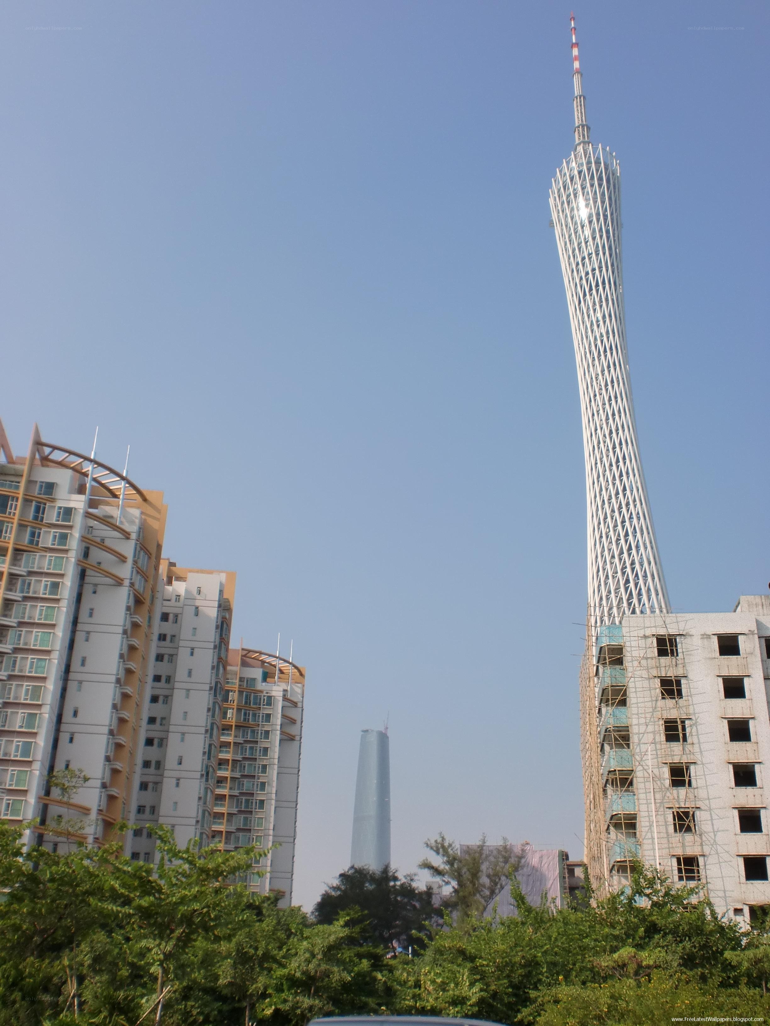 Guangzhou Tower and cityscape