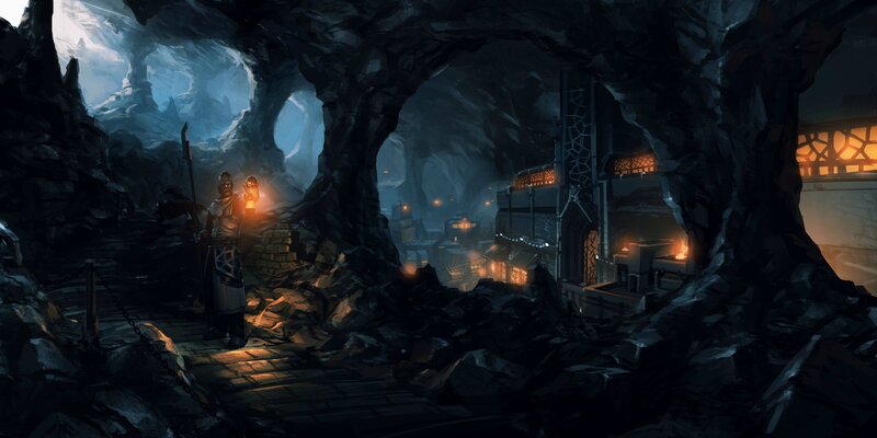 Guard in a Cave