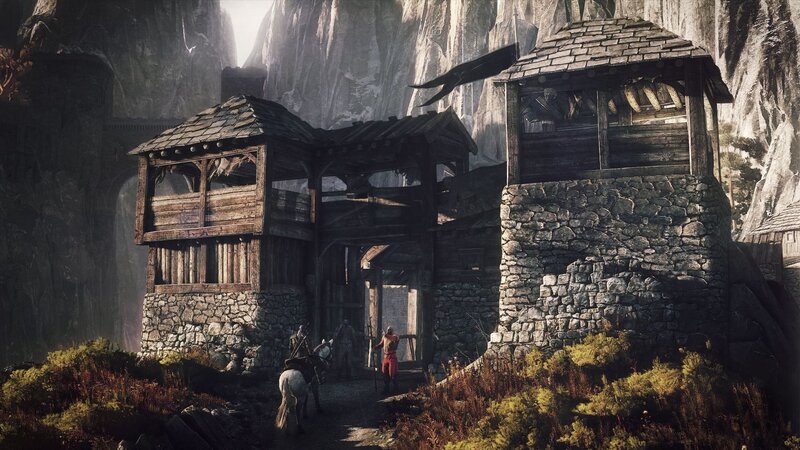 Guard Tower in Mountain Pass