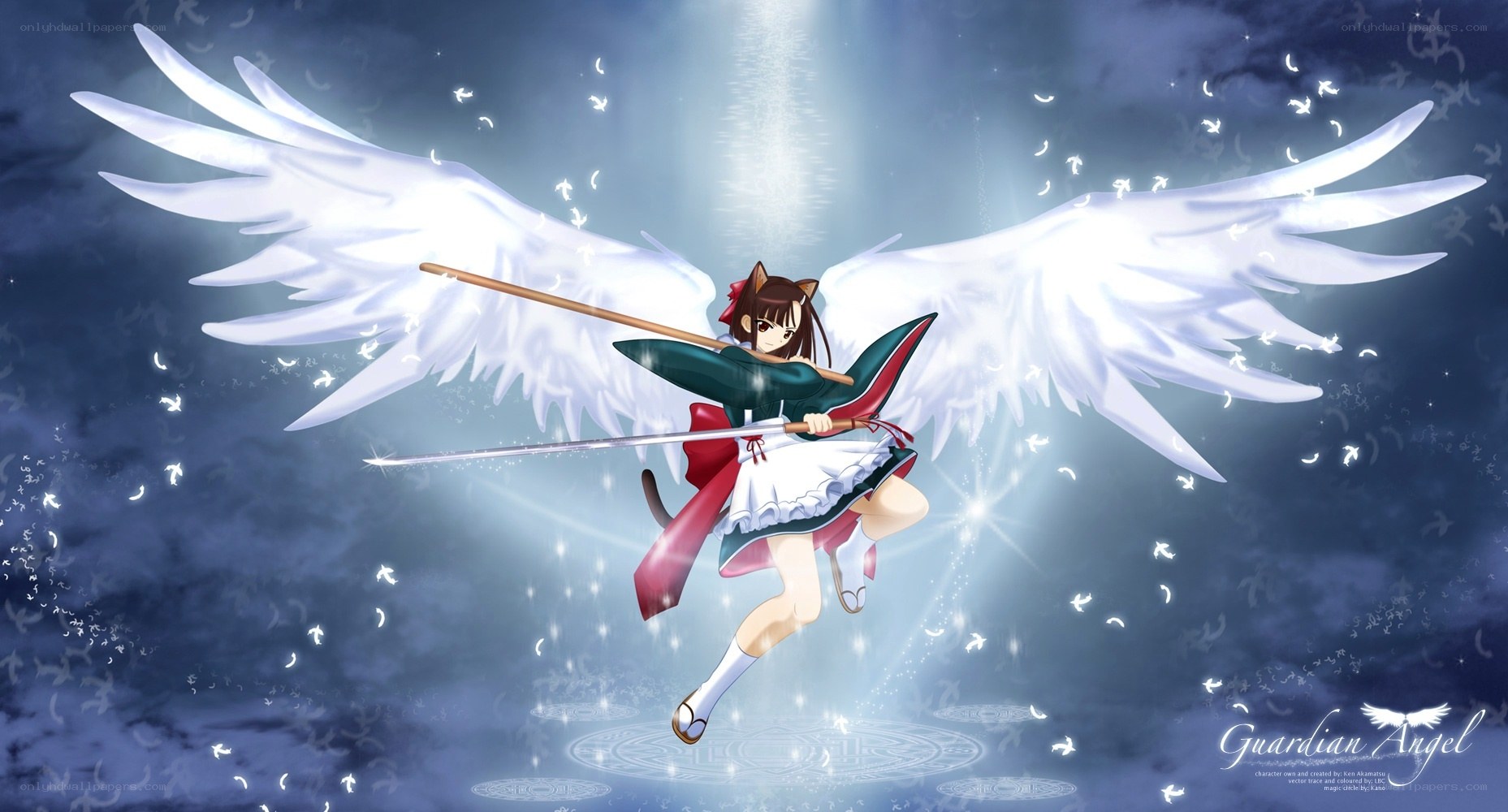 Guardian Angel with Wings