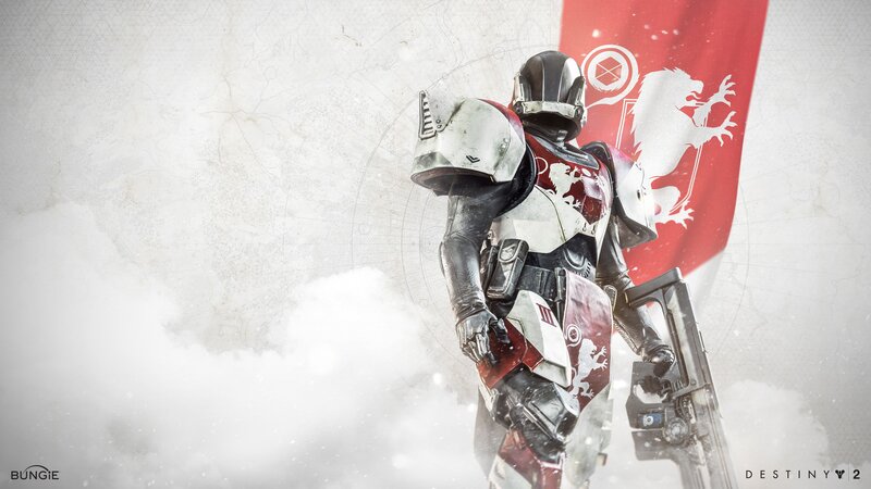 Guardian in Red Armor