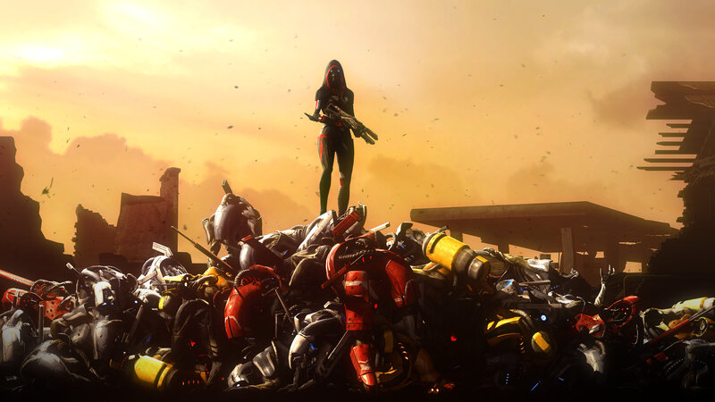 Guardian stands over wreckage