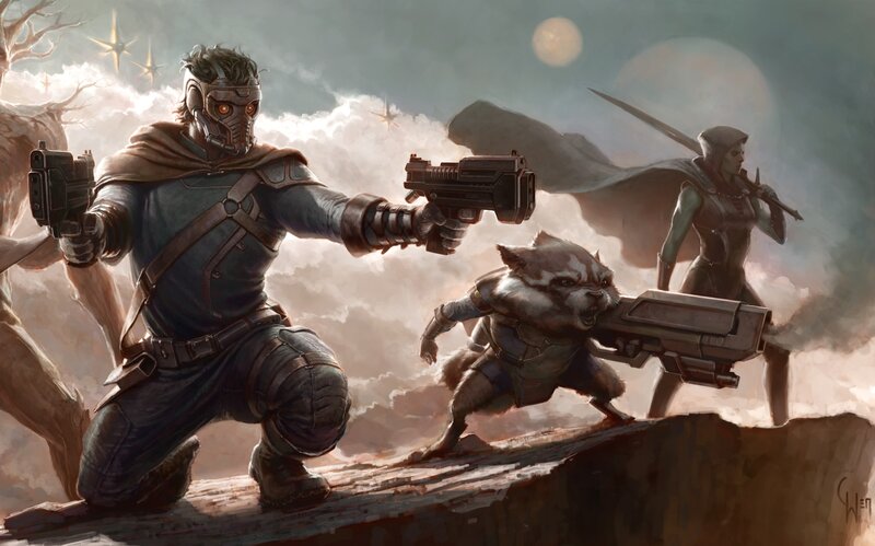 Guardians of the Galaxy — Brown, Dramatic