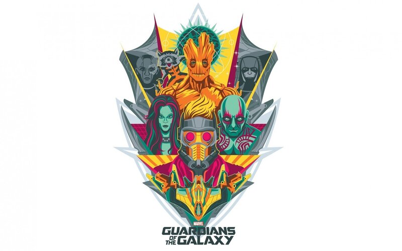 Guardians of the Galaxy team art
