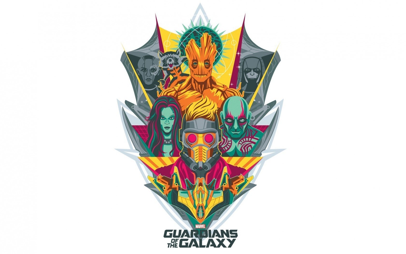 Guardians of the Galaxy team art