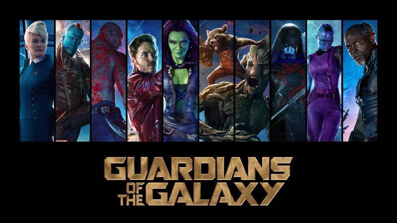 Guardians of the Galaxy Team — Black, Dramatic