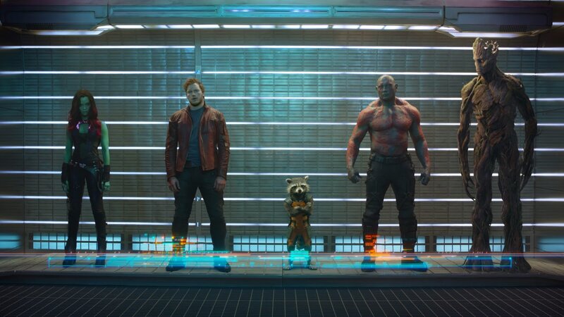 Guardians of the Galaxy Team — Blue, Dramatic, 3d Render