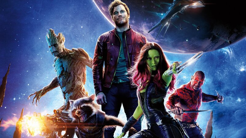 Guardians of the Galaxy Team — Blue, Dramatic, Night
