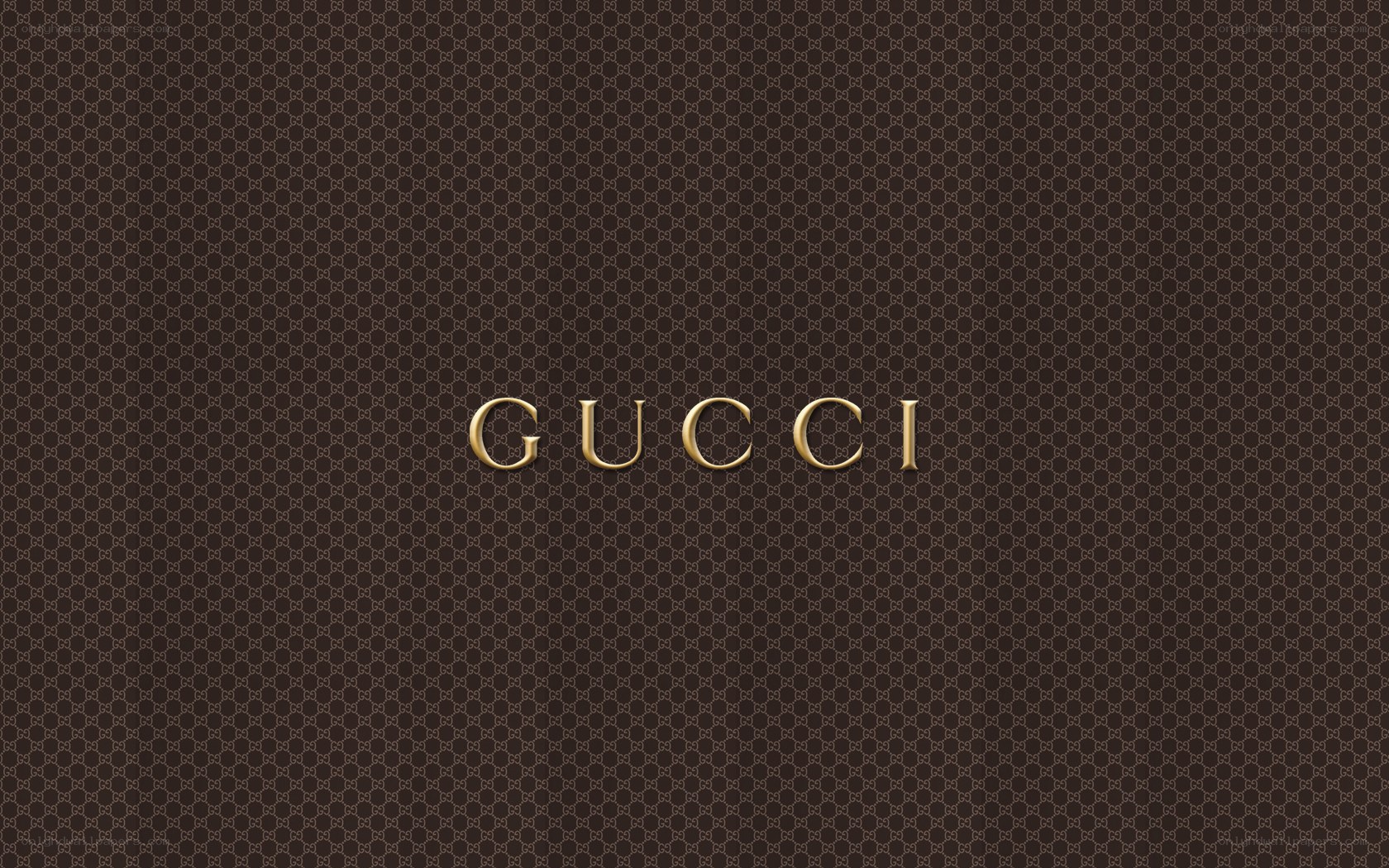 Gucci brand logo wallpaper