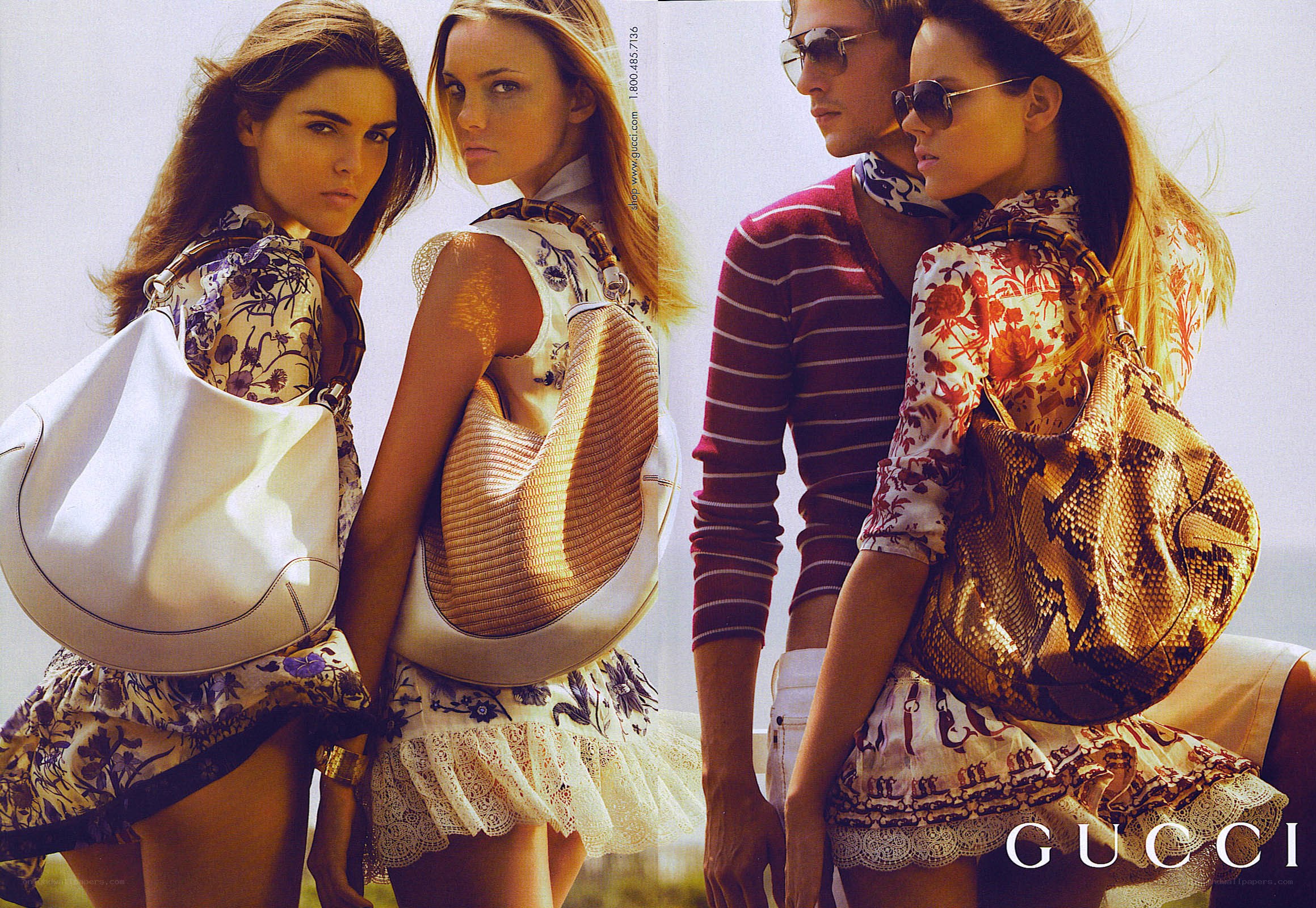 Gucci fashion advertisement