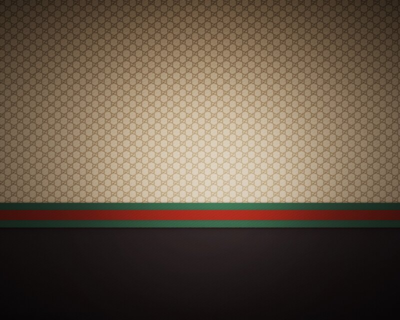 Gucci monogram pattern with stripe