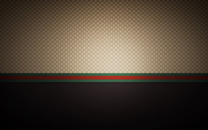 Gucci pattern with red and green stripe