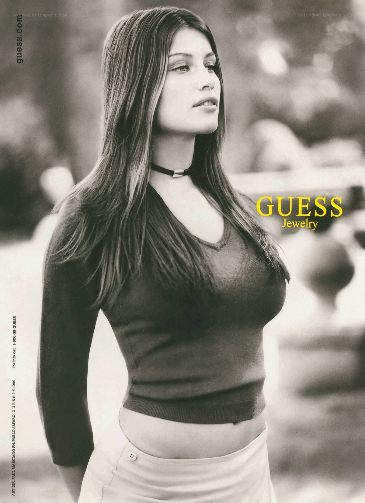 Guess Jewelry Ad Featuring Model