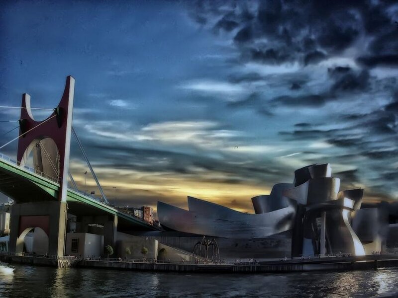 Guggenheim Museum Bilbao — Blue, Dramatic