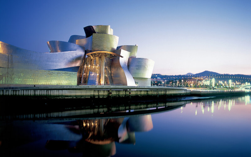 Guggenheim Museum Bilbao — Blue, Serene, Night