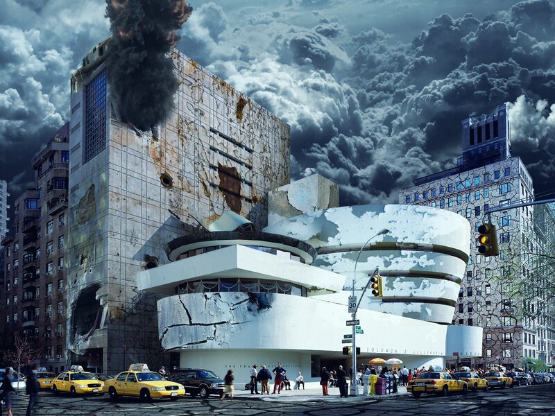 Guggenheim Museum under attack